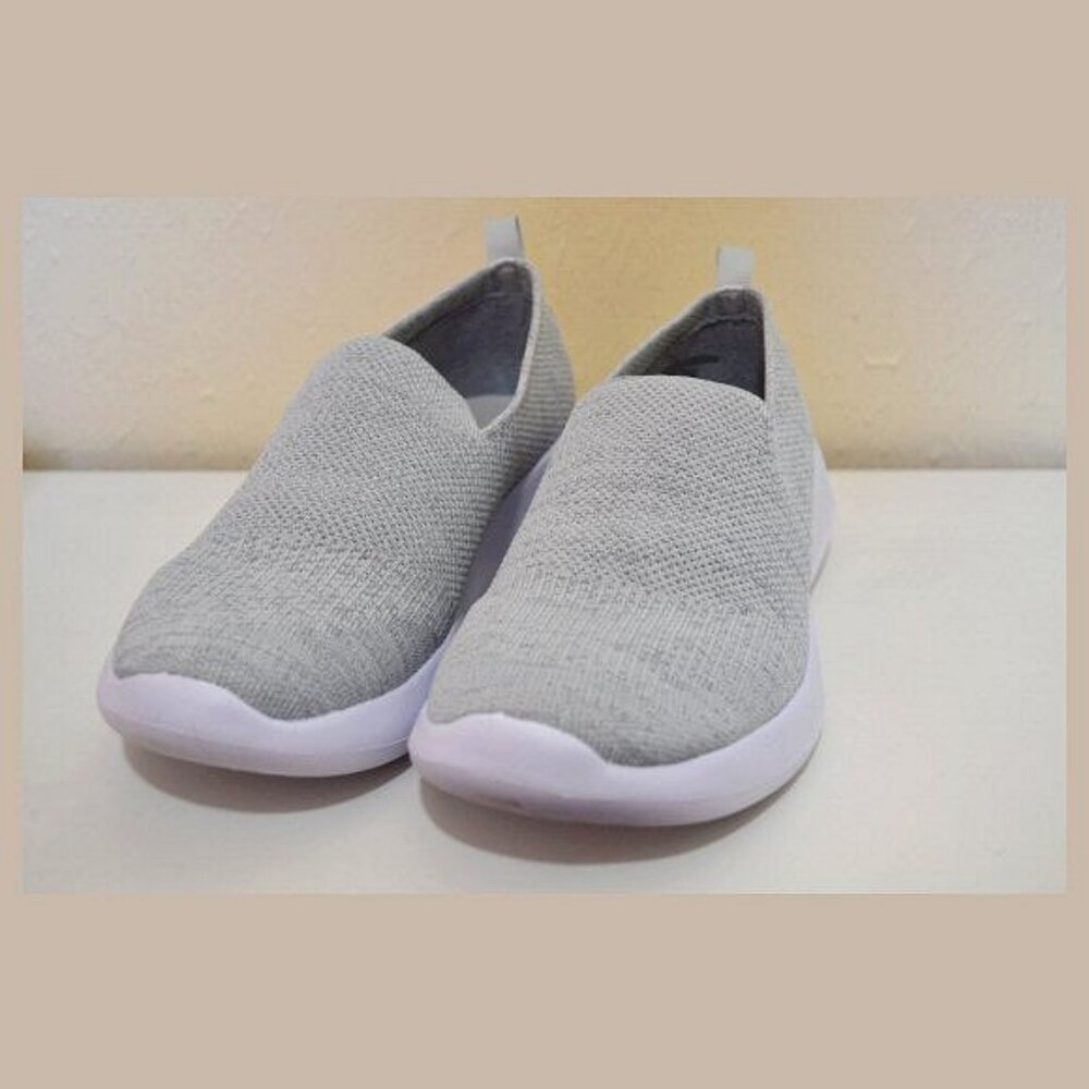 Gray Memory Foam Slip-Ons Size 7 New